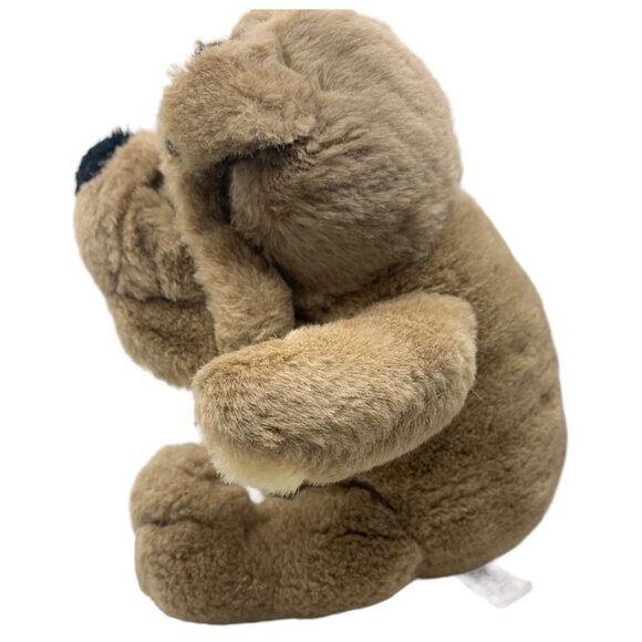 VTG Realistic Plush Lifelike Shar-Pei Wrinkle Dog Stuffed Toy Puppy Support Pet - Picture 3 of 13